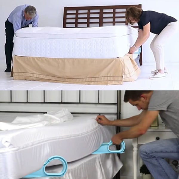 Hushålls Ergonomisk Madrass Lyftverktyg Universal Enkelt Sänglagningsverktyg För att byta lakan 38x11.8cm
