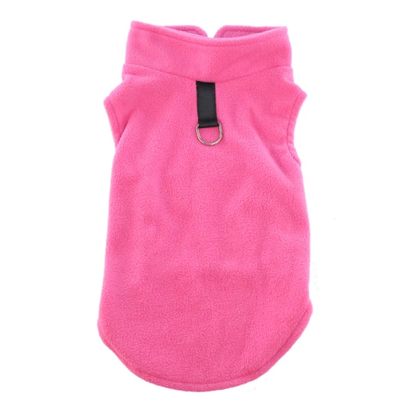 Vintermjuka fleecekläder för hundar för husdjur Tvättbara andningsbara husdjursoveraller för kattungar Pieces of red M