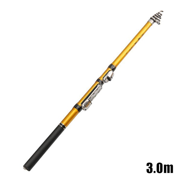 Mini Fiske Spö Ultra Kort FRP Teleskopisk Fiske Spö Flotte Fiske Spö 3.0m