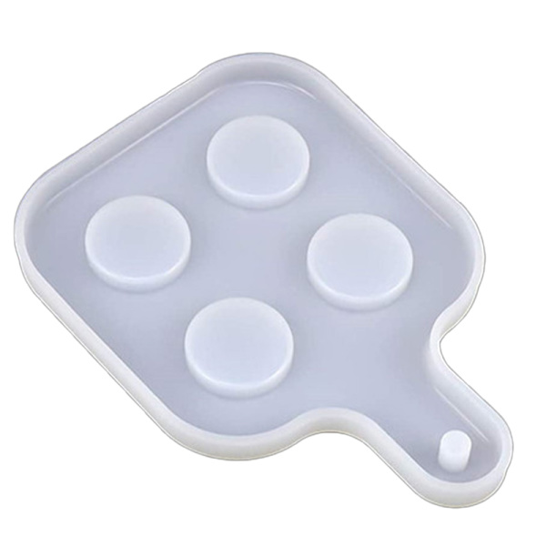 Shots Glas Serveringsbricka Form 4 Och 5 Hål Vinglas Hållare Öl Serveringsbräda För Fest Hem Gör själv Hantverk Dekor