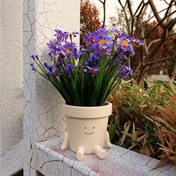 Söt hängande växtkruka Hängbar Bedårande växtblomkruka för heminredning A