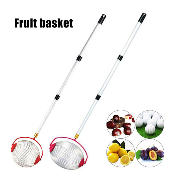 Nötsamlare Lättvikts pekannötplockare Bekväm skördare rullande uppsamlarverktyg för plocka upp bollar Pekannötter Fruit Picker