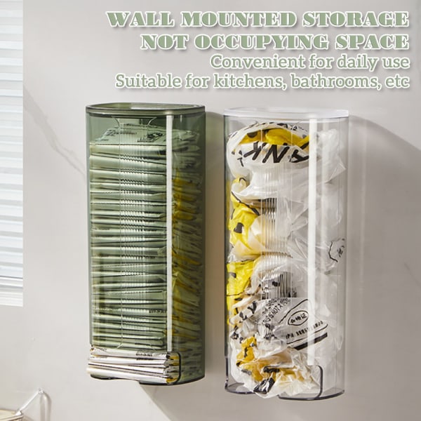 Väggmonterad Underkläder Förvaringslåda Hängbar Transparent BH Case Green