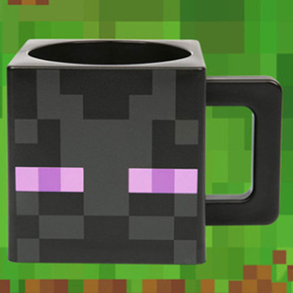 Minecraft 3D-karaktär fyrkantig mugg 230 ml samlarminne och underbar kaffemugg present till fläkten A