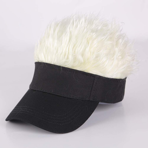 Höstens roliga peruk cap Unisex bärbar sporthatt för utomhusfiske Adjustable