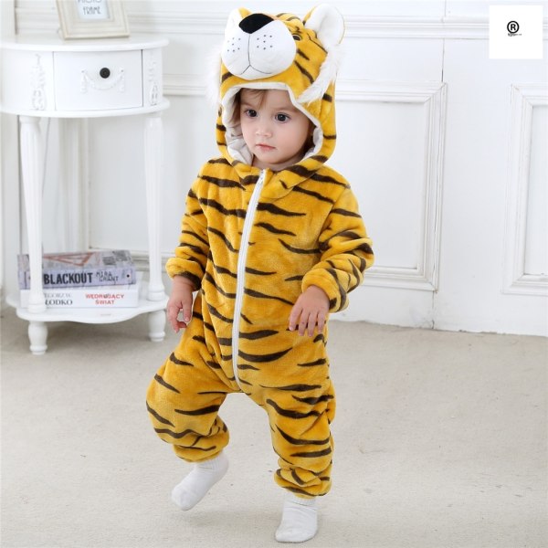 Toddler Unisex Set Hooded Jumpsuit Fox And Animal Print Blue Dot Jumpsuit 90 13-18 Months