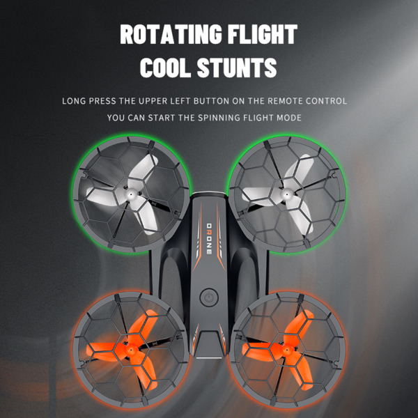 Bärbara belysningar Flygplan Headless Mode Quadcopters Leksaker för barn Vuxna Nybörjare BK 1 battery