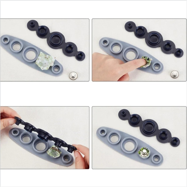 Universal självtäckande set för knapptillverkning Slitstark knappform för form för att dekorera kuddar