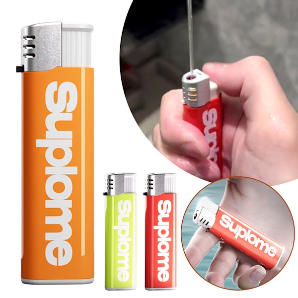 Simulering Mini Lighter Watergun Leksak Lustiga sprutar Vattenleksaker För fester Spratt Red