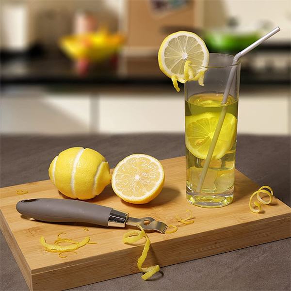Rostfritt stål citronskalare Multifunktionell apelsiner Citrusfrukt rivjärn Lemon Grater