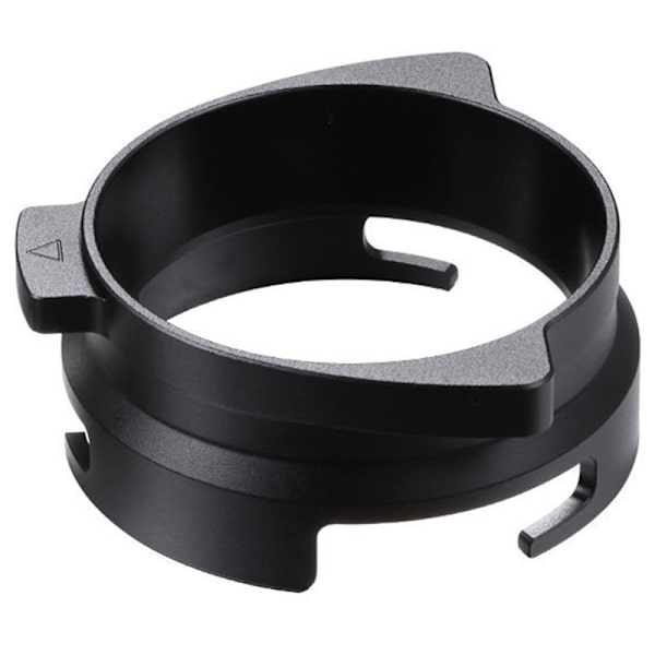 Espresso Doseringstratt Aluminiumlegering Kaffe Doseringsring 54mm Roterbar Kaffemaskin Tratt Tillbehör Black