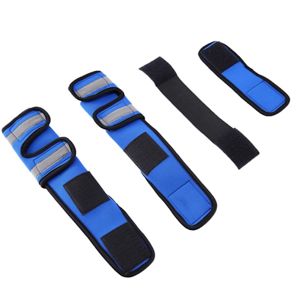 Hundbenets främre ben kompressionsbandage ger extra stöd för hasleden justerbar hund husdjursvård Blue Second Generation M