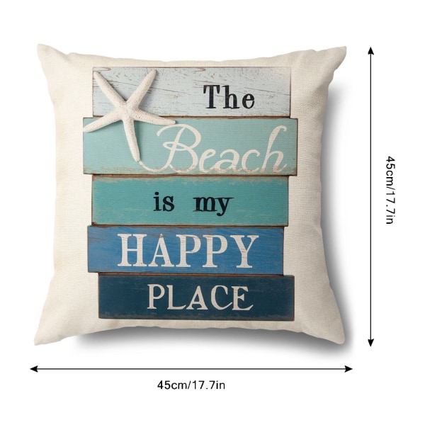 Linne cover dekorativa för hem soffa sommar strand stil Ym150118-3