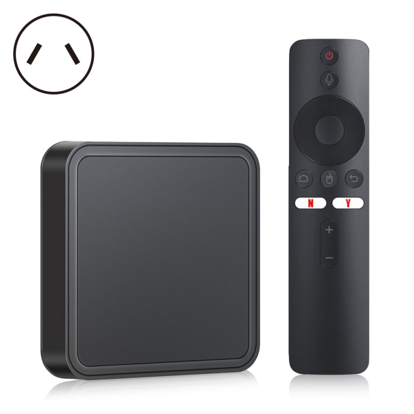 8K set-top box med fjärrkontroll Multipelanvändning Media Player TV Box för hem i vardagsrummet 2g8g AU Plug