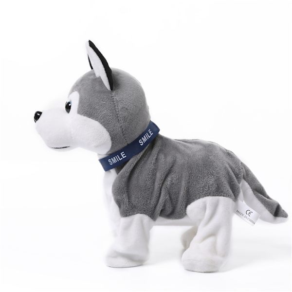 Elektronisk robothund Ljudkontroll Barn plyschleksak Interactive Bark Stand Walk Elektroniska leksaker Hund för baby