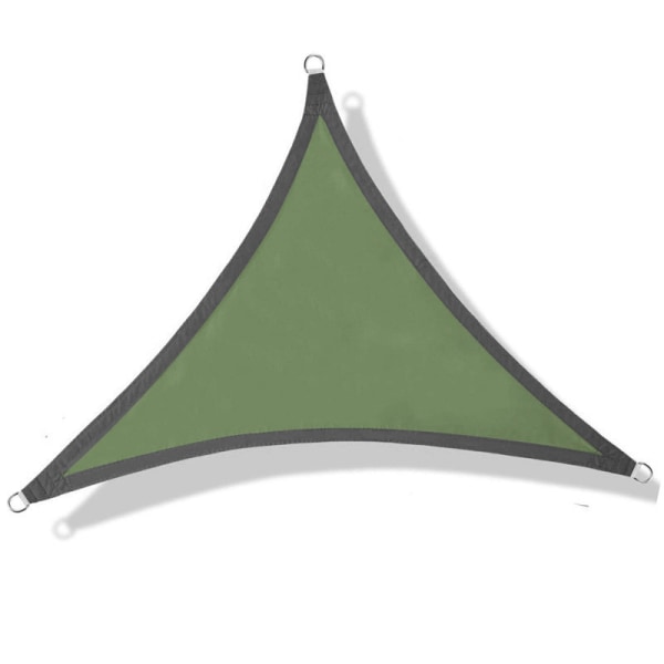 Solskydd Segelmarkis Solskydd Slitstarkt tyg Pergola Cover För Uteplats Trädgård Army Green-triangle 3*3*3 Meters