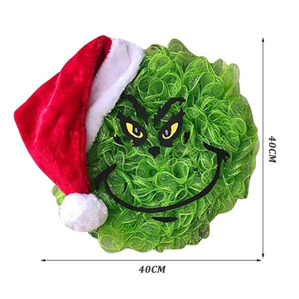 Julkransdekoration Väggmonterad trädgårdsdekor 40cm