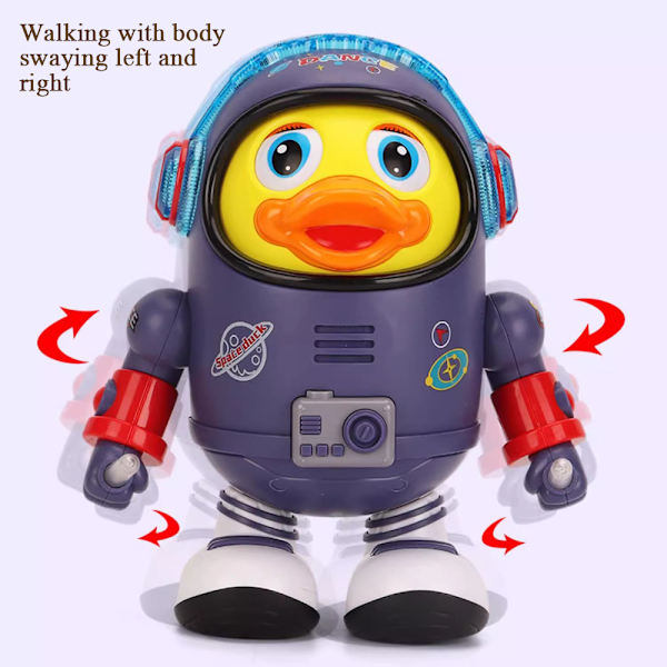Electric Swing Dance Ducks Leksaker Personlig leksak med dynamiskt ljud för pojkflicka Duck