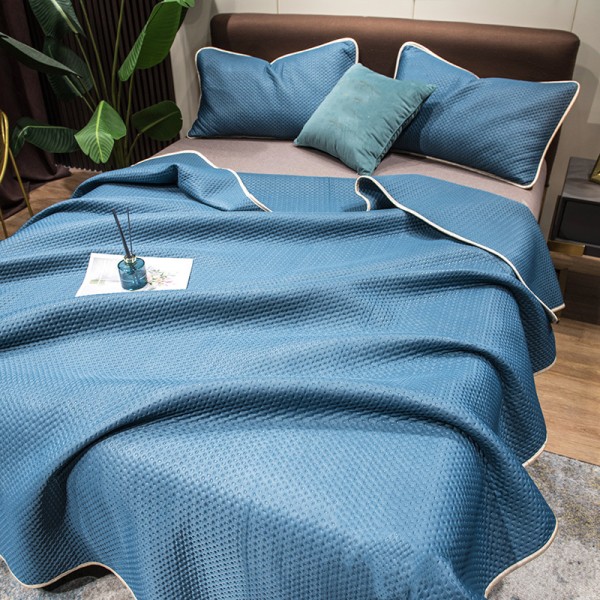 Kylfilt för varma sovande Sommarfiltar med ett par cover Hushåll Light Blue 150*200cm