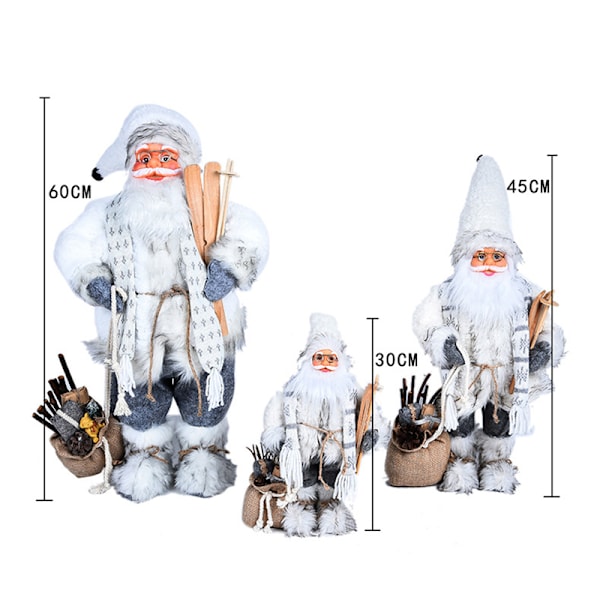 30/45/60 cm Snygg söt jultomte prydnad Barnleksaker Julfest Heminredning 30cm