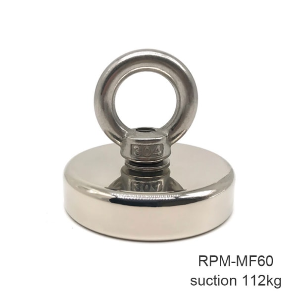 Magnetisk krok Stark Absorptionsmagneter För Fiske Lyft Hängande Apportering Suction 112kg
