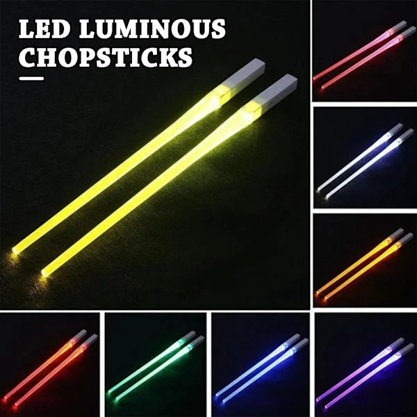 Ljussabel Ätpinnar Multipurpose Glödande Ätpinnar Ätpinnar Ljuspinnar Yellow