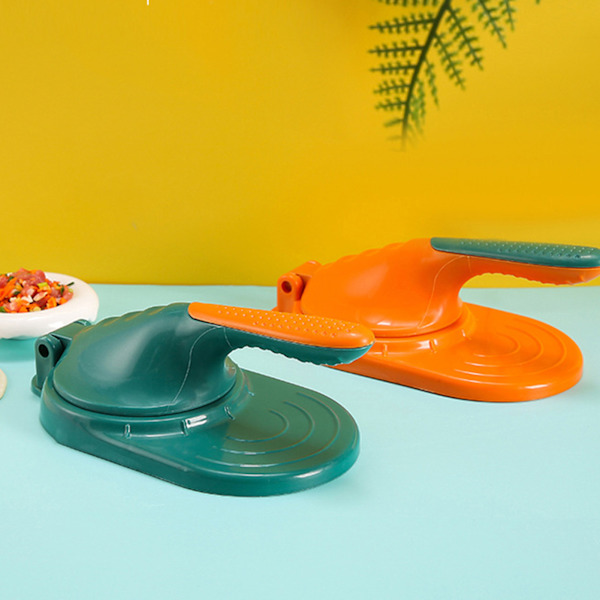 DIY Dumpling Skin Maker Hushållsmanual Snabbpress Dumpling Skin Mall Orange 3PCS