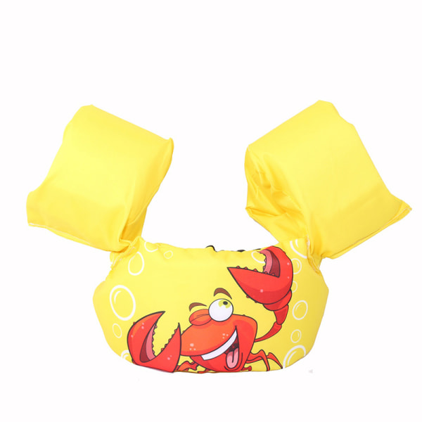 Toddler Flytväst Simväst Simfloaties För Småbarn Flickor Och Pojkar Barn Badvästar För Pool Beach Lake Yellow Crab