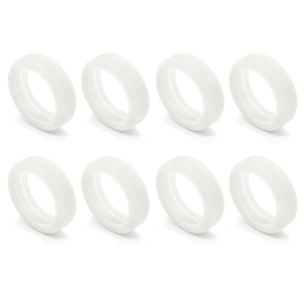 Resväskor Hjulskydd Silikon Tysta Skyddsöverdrag Bullerreducerande Anti-Scratch Resväskor Hjulskydd Glow pink 8pcs
