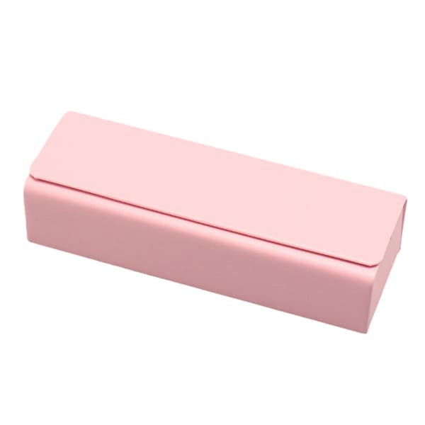 Square-Shape Glasögon Box Praktisk Optisk Myopia Glasögon Box För sovrum Pink