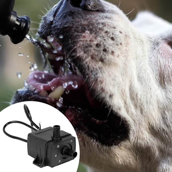 Mini vattenpump för akvarium Ultra tyst kraftfull vattenpump dränkbar mini vågmaskin för damm 24V