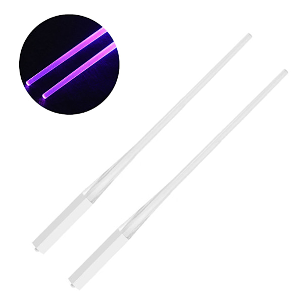 Ljussabel Ätpinnar Multipurpose Glödande Ätpinnar Ätpinnar Ljuspinnar Purple