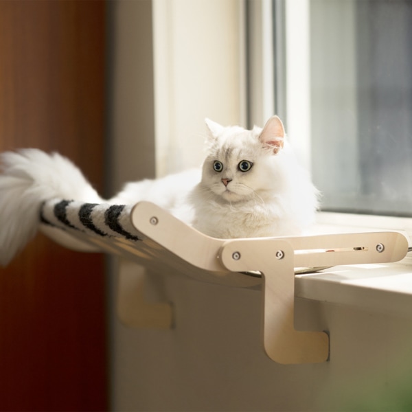 Cat's Window Hammock, Cat's Hanging Bed svart
