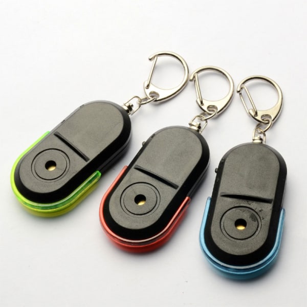 Visselljud LED-ljus Anti-Lost Alarm Key Finder Keychain Device Multicolour