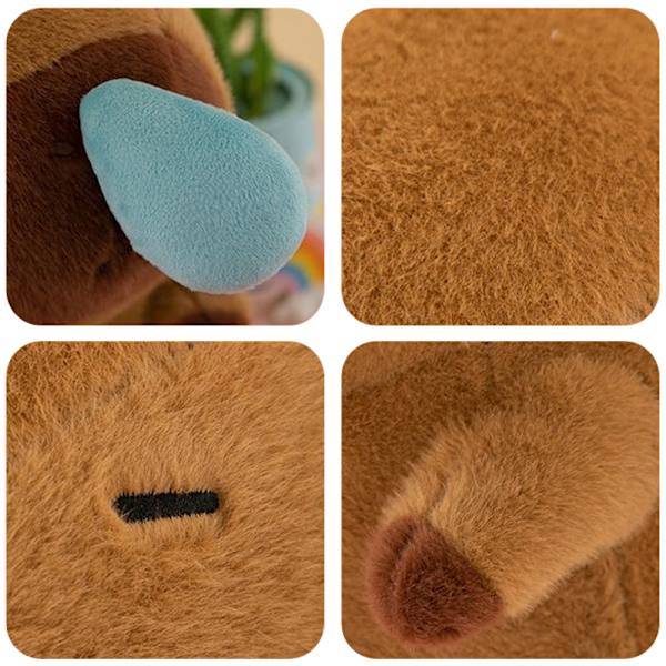 Capybaras Snot Infällbar plyschdocka Bekväm plyschfyllning Skastkudde för barn Pojke Flicka Kvinnor Män 50cm