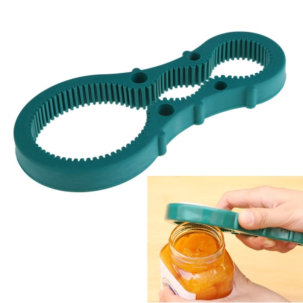 Nya multi burkar flaska burkgummilock Handy Twist Container Tool Multicolour