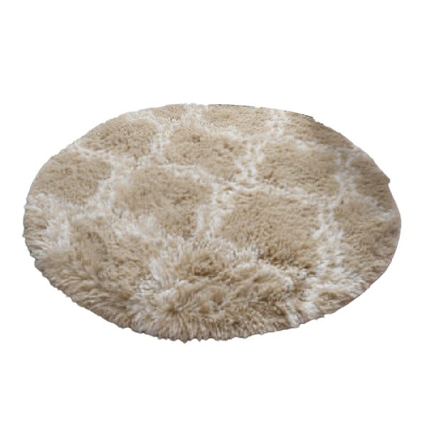 Enkel rund matta Mjuk Bekväm filt Absorberande halkfri matta För Hem Vardagsrum Sovrum Camel Lantern Small