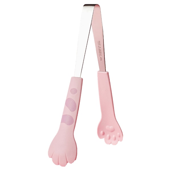Cat Claw Clip i rostfritt stål Matklämma Kökstång Högtemperaturbeständig Pink Trumpet