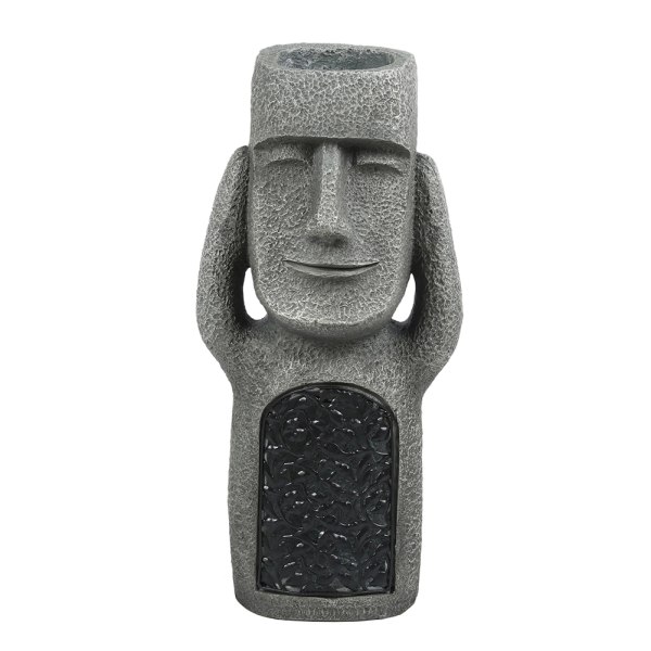 Se Hör Speak No Evil Trädgård Påskön Statyer Creative Garden Resin Skulptur Utomhusdekoration C
