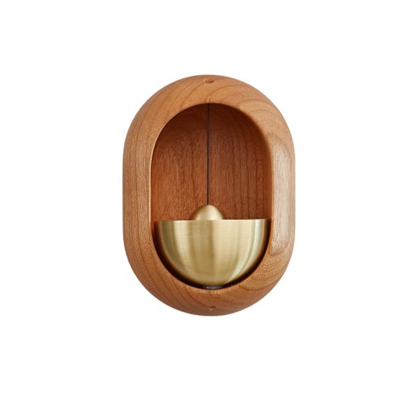 Trä Mässing Dörrklocka Magnetic Windchime D