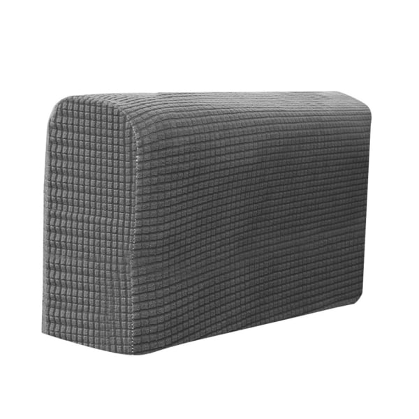 2 st Soffmöbler Armstödsöverdrag Soffstol Armskydd Stretchy för hemmet Dark Grey