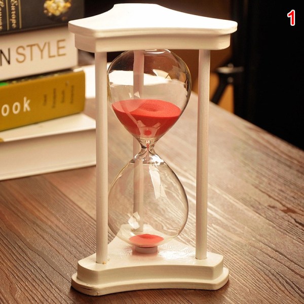 Timglas Sand Timer Sand Klocka Timers för rum Kök Office Decor Time Management Tool 8