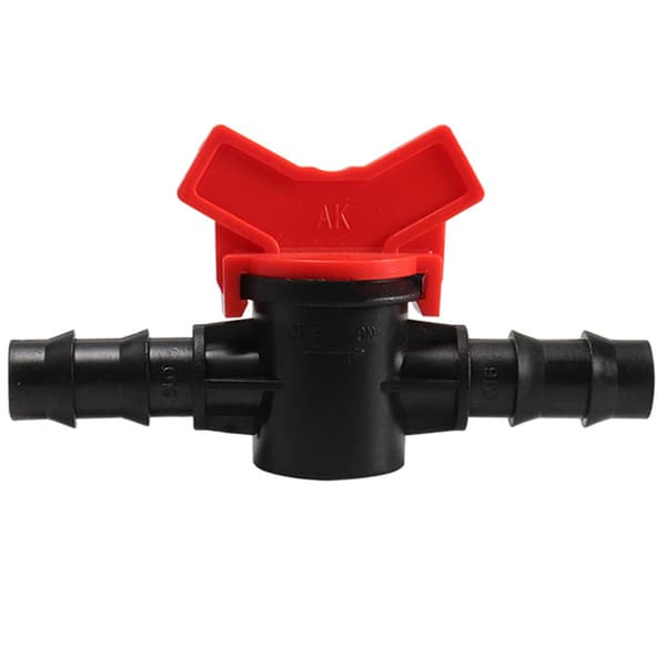 16PE Micro Sprinkler Bevattning Droppbevattning Rör Bypass ventil Switch Connector Trädgårdsredskap A