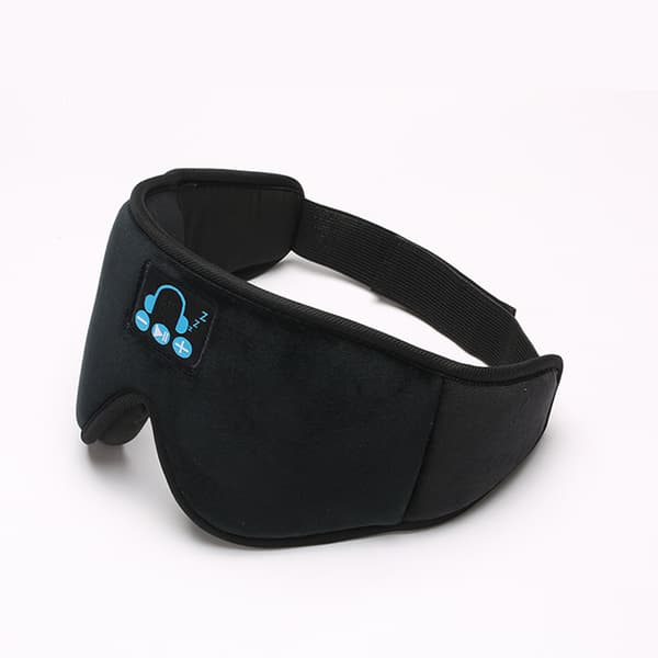 Trådlösa sovhörlurar Bluetooth 3D sovmask för resor, Gits för kvinnor män rosa
