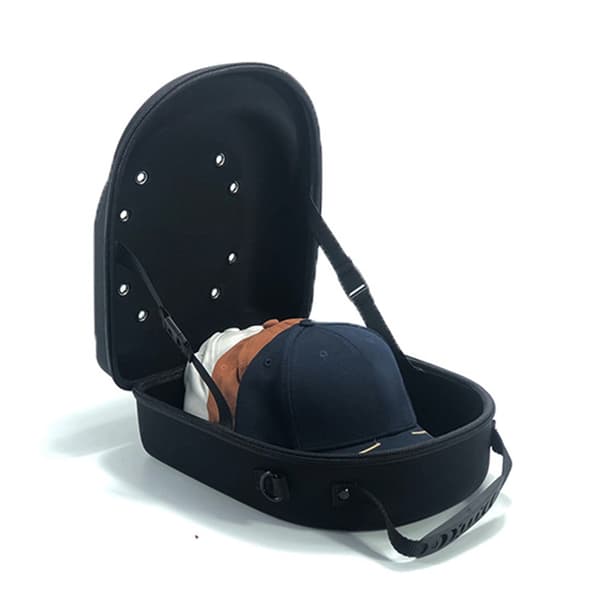 EVA Hatt Förvaringslåda Bärbar Multipurpose Hat Hard Shell Case Stor Kapacitet Hat Case Black
