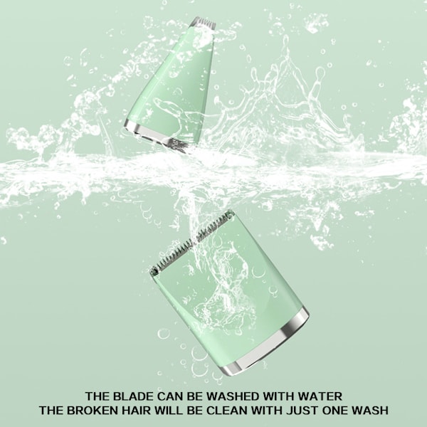 Multi In 1 Kæledyrspote Trimmer Genopladelig Vandtæt Kæledyrspleje Barbermaskine Digital Display Professionel Kæledyrsklipper Til Hunde Kat Mint Green Two In One