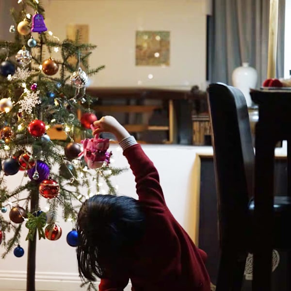 Julgranskulor prydnadsföremål för julgran för semesterfest Jul hem söta moderiktiga
