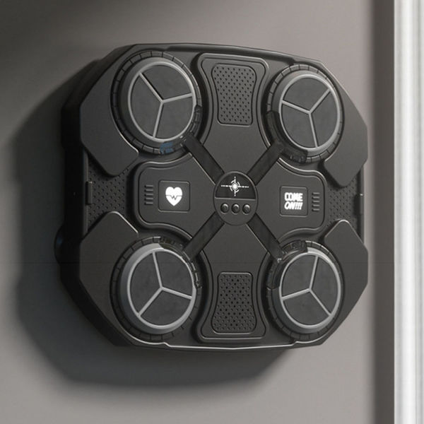 Elektrisk boxningssäck för barn, mjuk boxningssäck för pojkar och flickor Black Ordinary Style