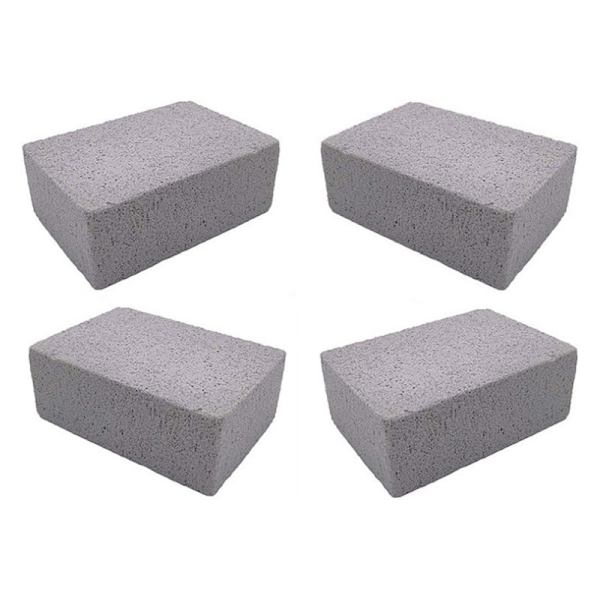 Grill Steg Rengöring Tegelblock 4st Grill Rengöring Tegel Avkalkning Rengöringssten för att ta bort fläckar BBQ Rengöring 3pcs