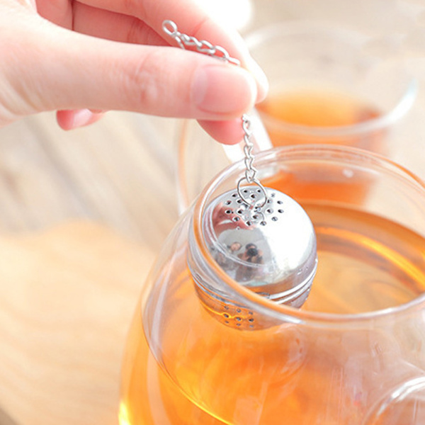 Kryddbollar i rostfritt stål Hot Pot Spice Drainer Soppa Ball Spice Ball